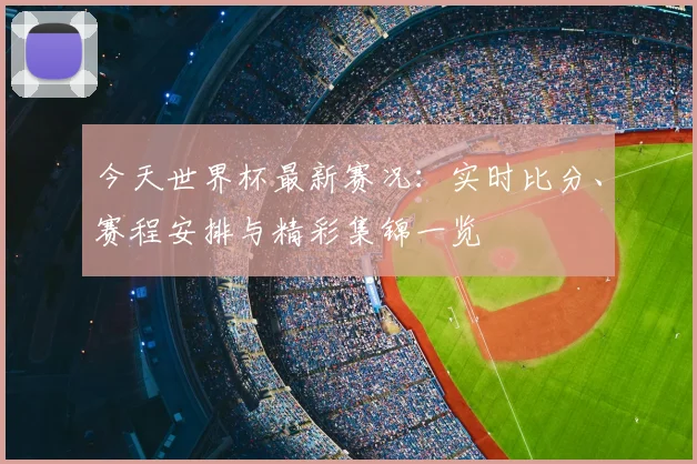 今天世界杯最新赛况:实时比分、赛程安排与精彩集锦一览